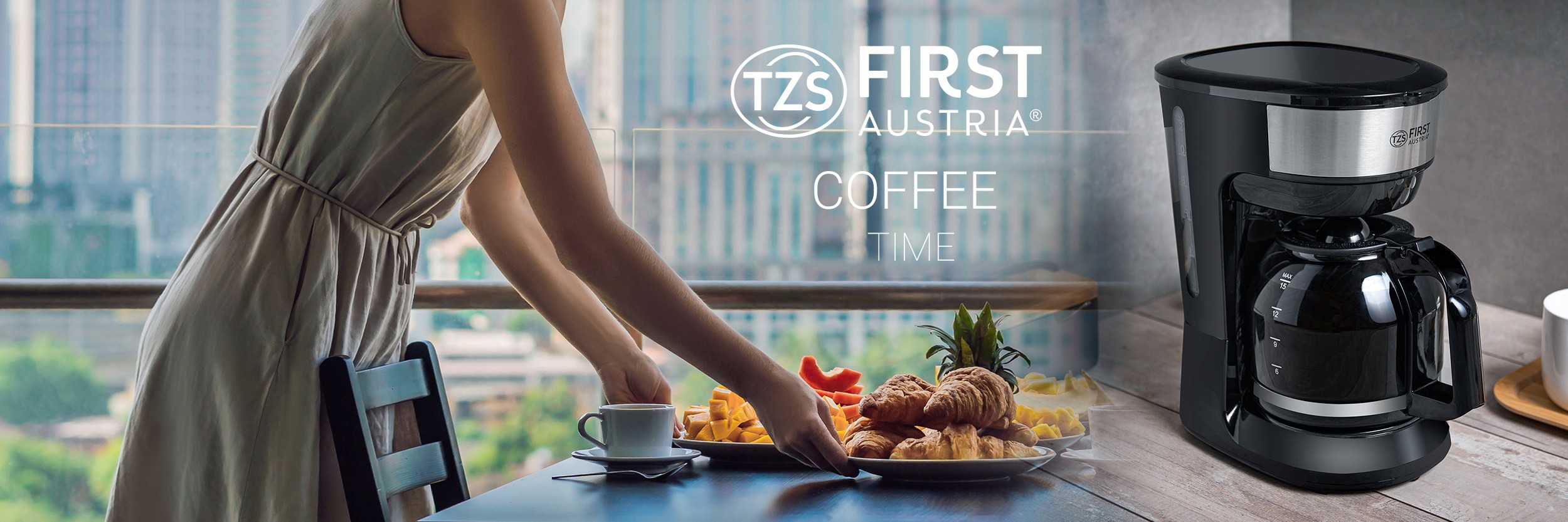 Ekspres do kawy przelewowy DUŻY XL FIRST AUSTRIA